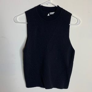 Abercrombie & Fitch Black Sleeveless Knit Tank Top L